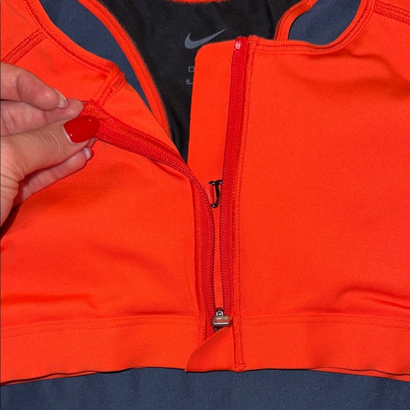 Nike Women's Bright Orange Sports Bra - Picture 3 of 3